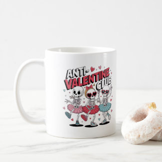 Anti Valentine Girls Club Mug | Sassy Gift Kaffeetasse