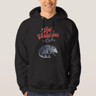 Anti Valentines Club Possum Hoodie