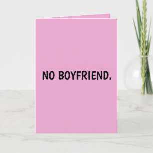 ANTI-vALENTINE'S DAY FUNNY GREEING CARD FRIEND Feiertagskarte
