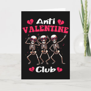 Anti Valentinsclub Lustiger Einzelbewusstseinstag  Karte