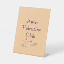 Anti Valentinsclub Süße Minimalistische Pastell-Ku