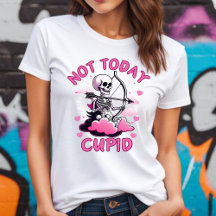 Anti-Valentinstag Kein-Heute-Kupid-T-Shirt
