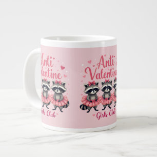 Anti Valentinstag Lustiger Waschbär Süß Kawaii Jumbo-Tasse