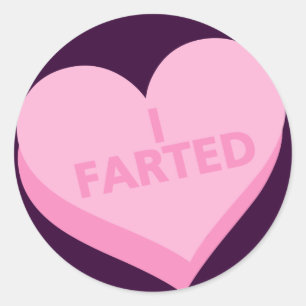 Anti-Valentinstag Runder Aufkleber