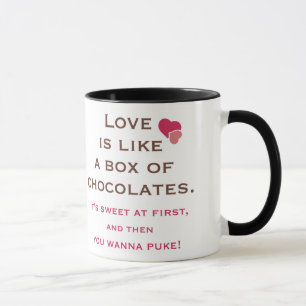 Anti-Valentinstag-Tasse Tasse