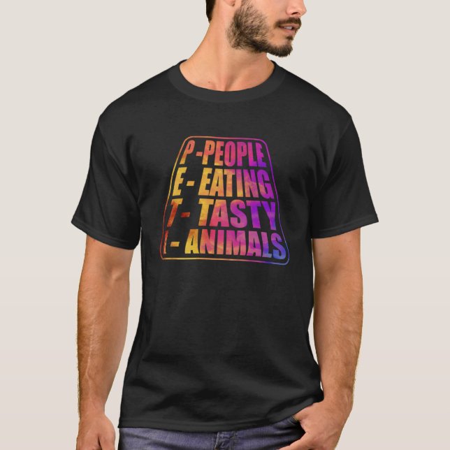 Anti-Vegan-Fleisch   Sprüche  4 T-Shirt (Vorderseite)