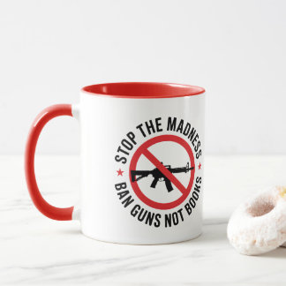 Anti-Waffen, Waffenkontrolle, verbiete Waffen nich Tasse