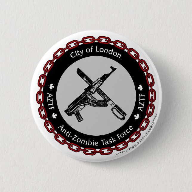 Anti-Zombie Task Force Button (Vorderseite)