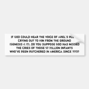 Antiabtreibungs-Autoaufkleber Autoaufkleber
