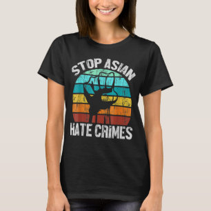 Antiasiatischer Rassismus Aapi American Stopp Asia T-Shirt