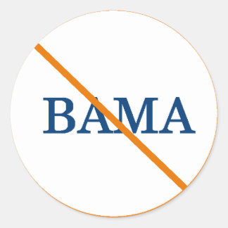 AntiBama-Aufkleber Runder Aufkleber