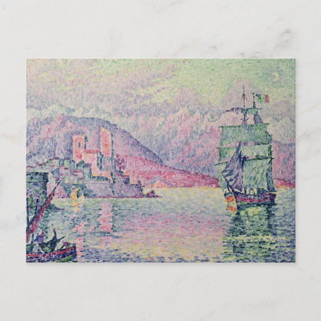 Antibes, Abend, 1914 Postkarte (Vorderseite)
