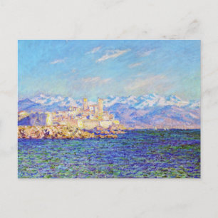 Antibes, Afternoon Effect, Claude Monet cool, 1888 Postkarte