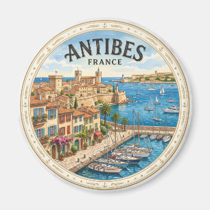 Antibes Altstadt Frankreich Magnet
