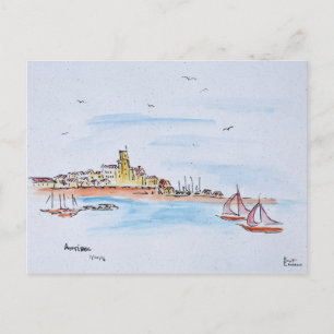 Antibes am Mittelmeer, Frankreich Postkarte