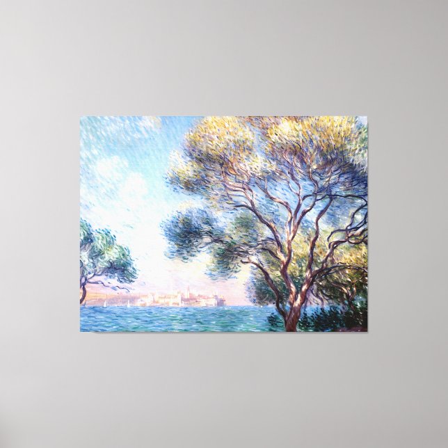 Antibes am Morgen Leinwanddruck (Vorderseite)