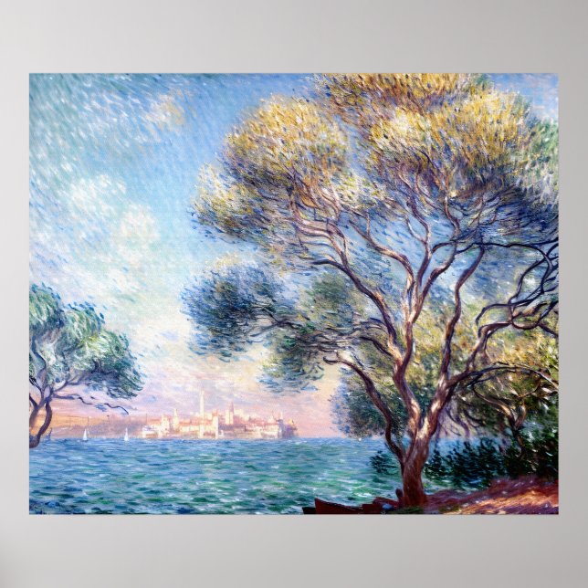 Antibes am Morgen Poster (Vorne)