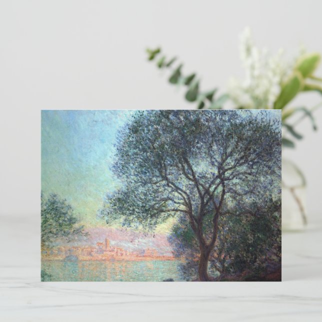 Antibes am Morgen von Claude Monet (Stehend Vorderseite)
