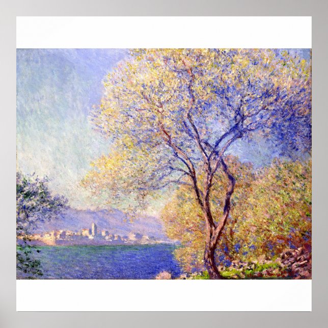 Antibes aus dem Salis Garden (1888) Poster (Vorne)