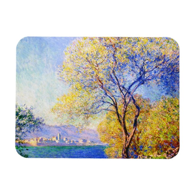 Antibes aus den Salis Gardens Claude Monet Magnet (Horizontal)