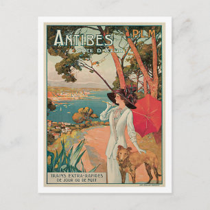 Antibes Côte d'Azur Frankreich Vintage Postkarte