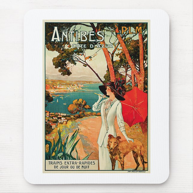 Antibes ~ Cote D'Azur Mousepad (Vorne)
