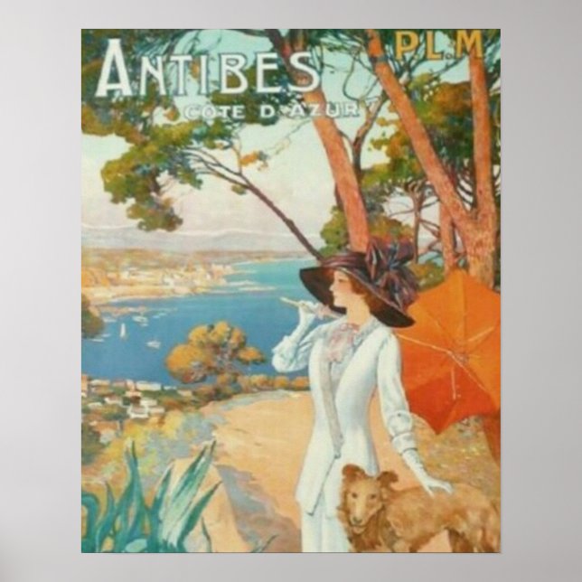 Antibes Côte d'Azur Poster (Vorne)