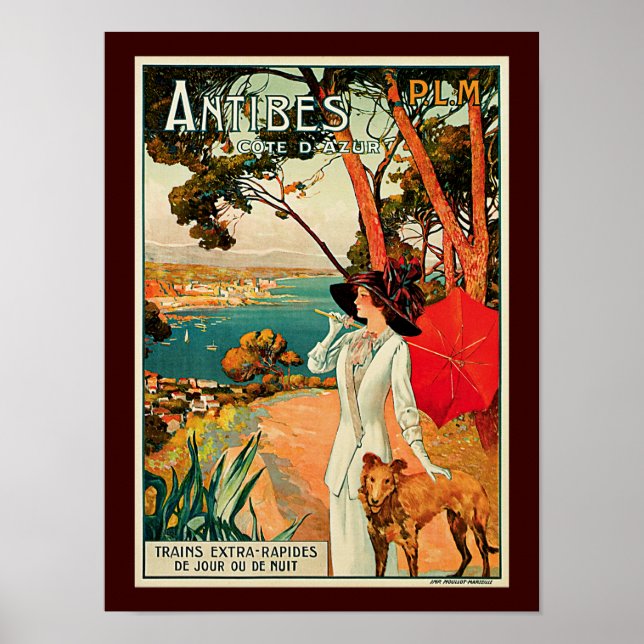 Antibes Cote D'Azur Poster (Vorne)