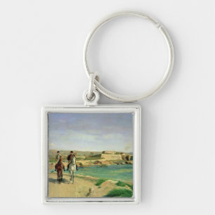 Antibes, die Pferdefahrt, 1868 Schlüsselanhänger