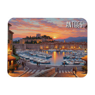 Antibes France Harbour Travel Magnet