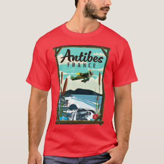 Antibes France Reiseplakat T-Shirt