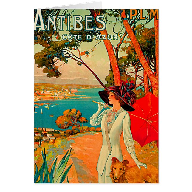 Antibes France Vintage Poster (Vorne)