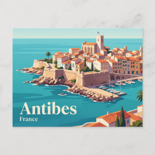 Antibes Frankreich Postkarte