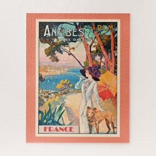 Antibes Frankreich Vintage Poster Puzzle