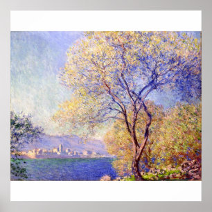 Antibes gesehen vom Salis Garten-(1888) Plakat