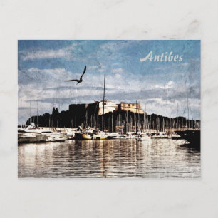 Antibes-Hafen Postkarte