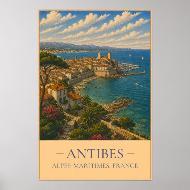 Antibes Poster (Vorne)