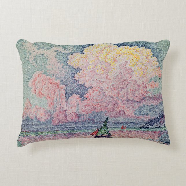 Antibes, rosa Cloud, 1916 Dekokissen (Vorderseite)