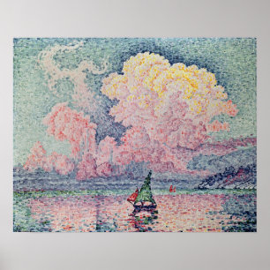 Antibes, rosa Cloud, 1916 Poster