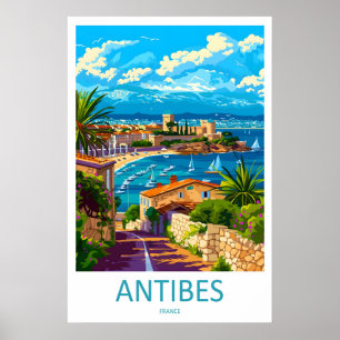 Antibes Vintage-Reiseposter Ski-Nationalpark Poster