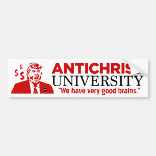 ANTICHRIST-UNIVERSITÄTStrumpf-Autoaufkleber Autoaufkleber
