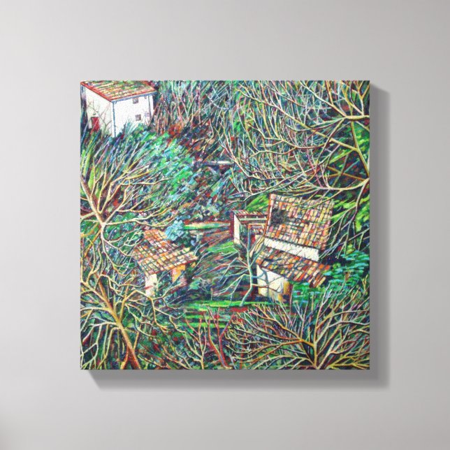 Anticoli Winter Leinwanddruck (Vorderseite)