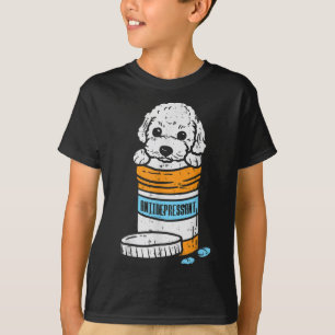 Antidepressiv Poodle Süße Tier Hund Lover Ow T-Shirt