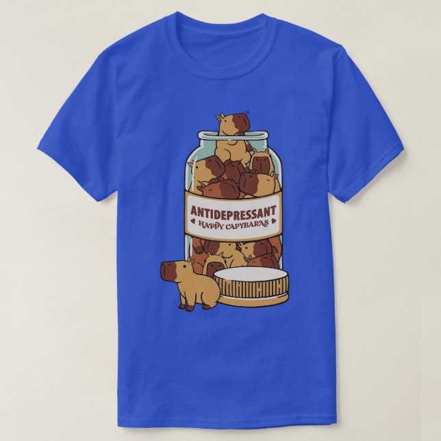 Antidepressiva Capybara von Tobe Fonseca T-Shirt (Design vorne)