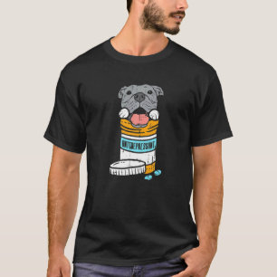 Antidepressivum Pitbull Lustige Pitties Hundebesit T-Shirt