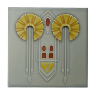 Antideutscher Jugendstil - Grau-Repro-Imitate - Hi Fliese