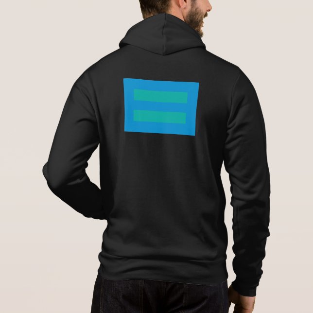 Antidiskriminierungskopp Hoodie (Rückseite)