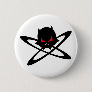 Antidivision Schädel-Logo-Knopf Button