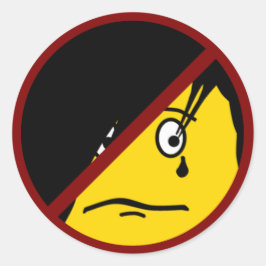 AntiEMO Emoticon Sticker