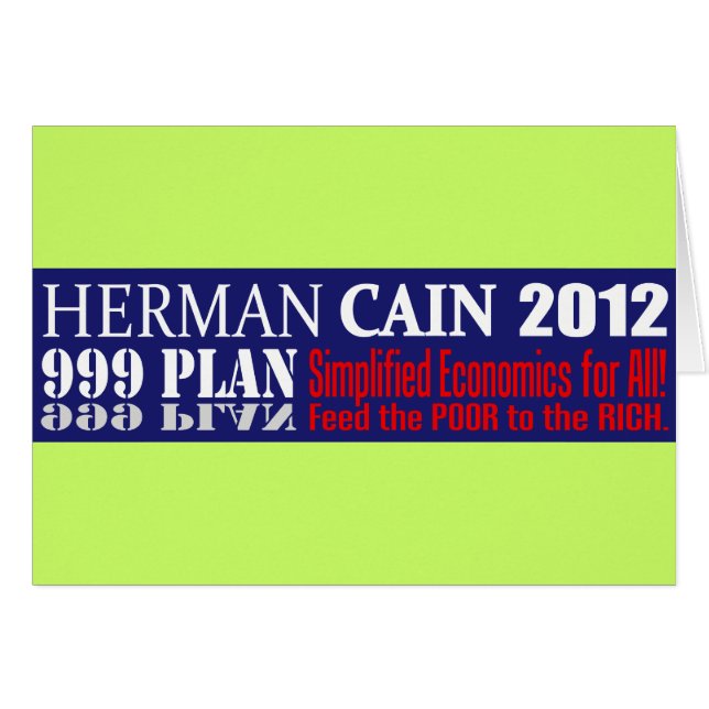 Antientwurf 2012 herman-Kain Präsidenten-999 PLAN (Vorderseite (Horizontal))
